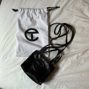 Black Telfar Small Shopping Bag